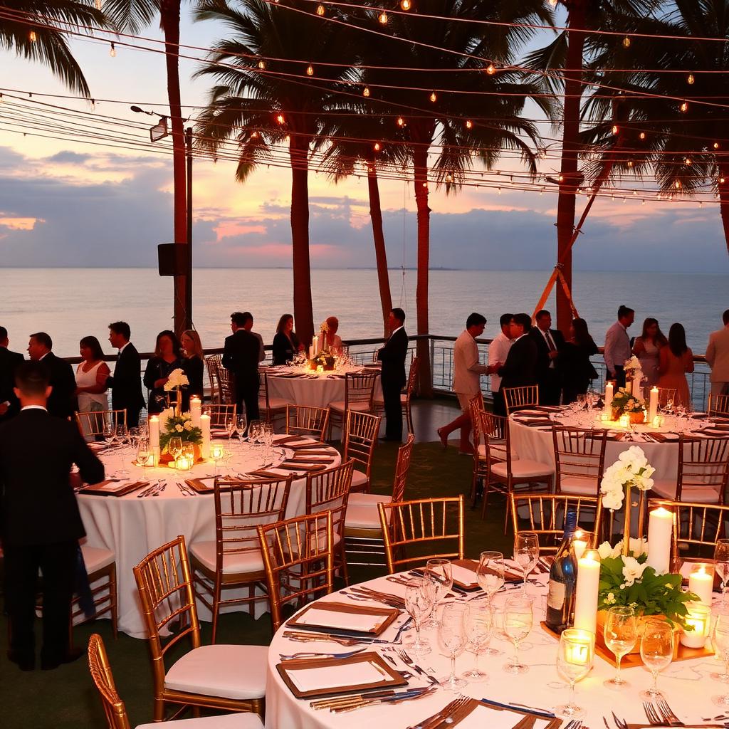 Luxury seaside event organized by Megazila in Batam